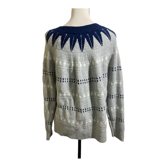 Banana Republic womens pullover crew neck Nordic style sweater size Large - Picture 6 of 9